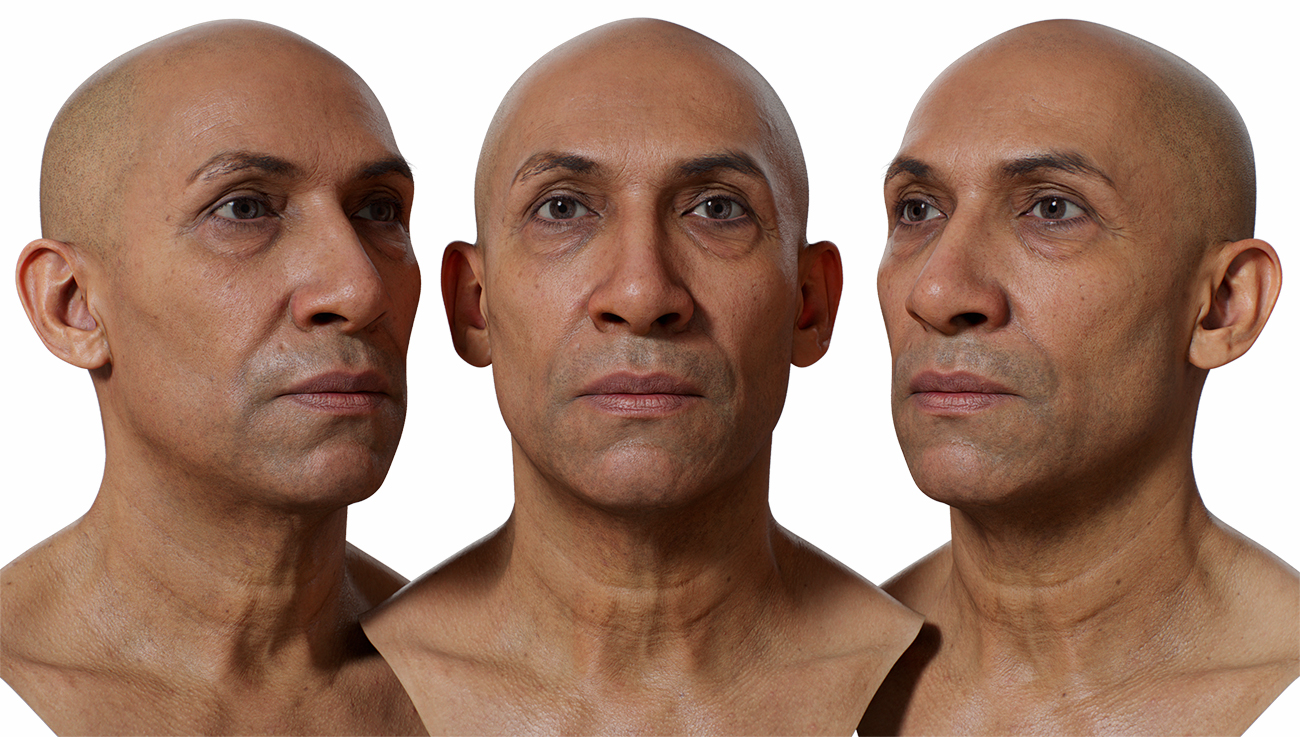 Download realistic 3d head models